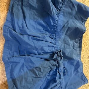 Abercrombie & Fitch High Waist Blue Shorts